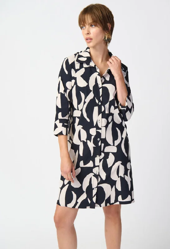 Printed Shirt Dress