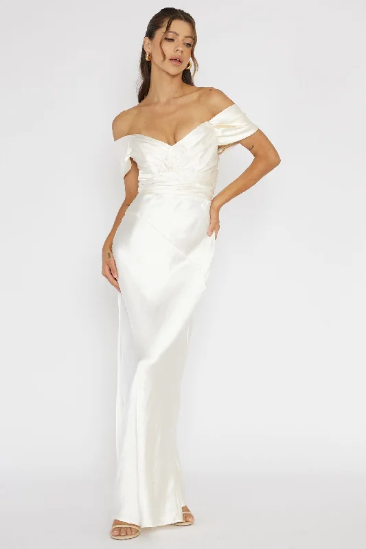 Katrina Off Shoulder Maxi Dress Butter