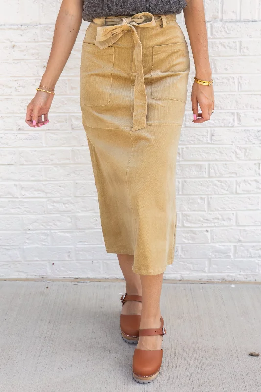 KATHY CORDUROY SKIRT