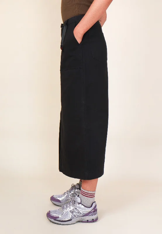 Long Baker Skirt - Black