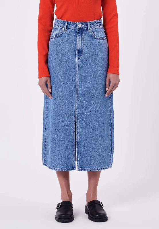 Nico Skirt Camille - Light Vintage Indigo